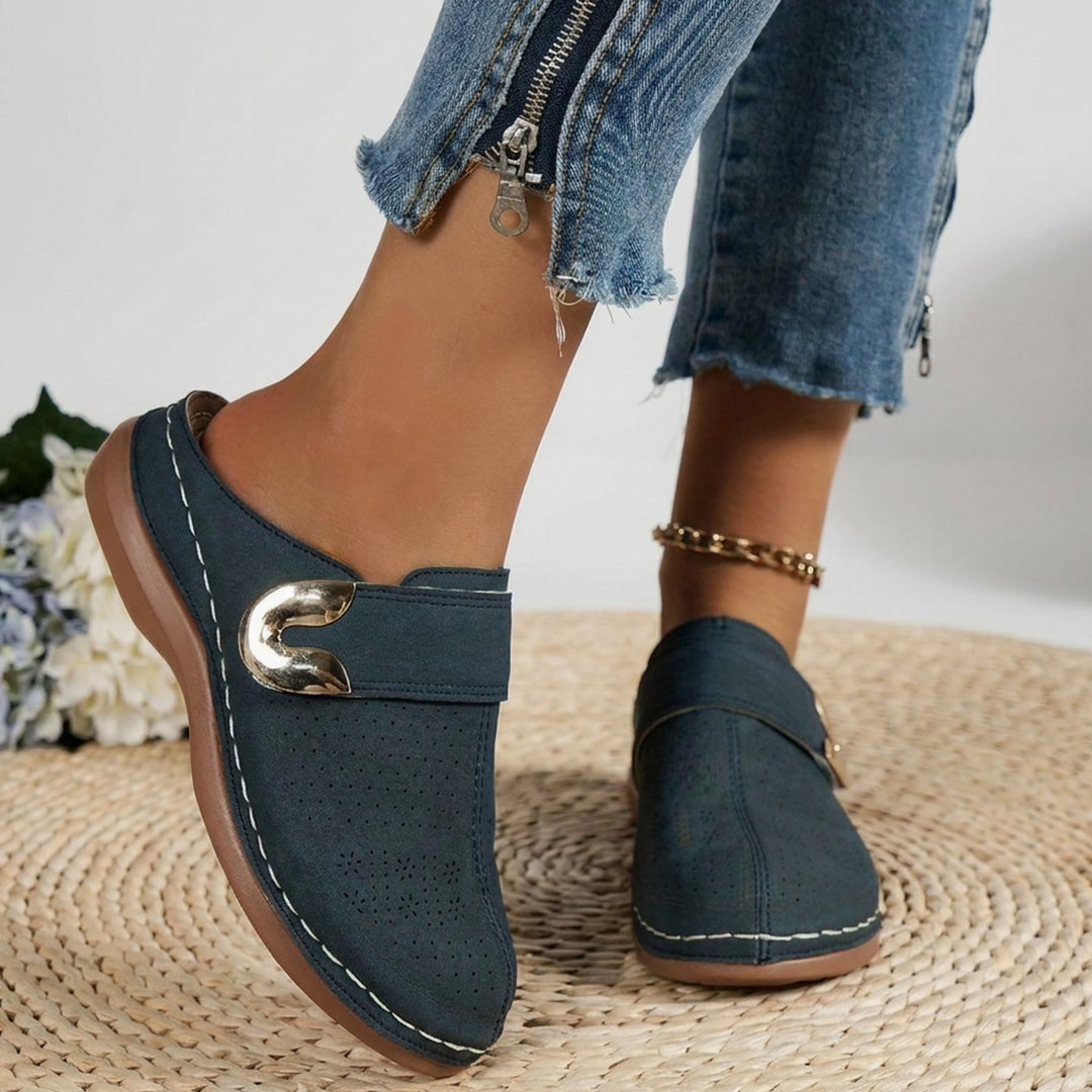 Women's Orthopedic Velcro Slip-On Mule Clogs