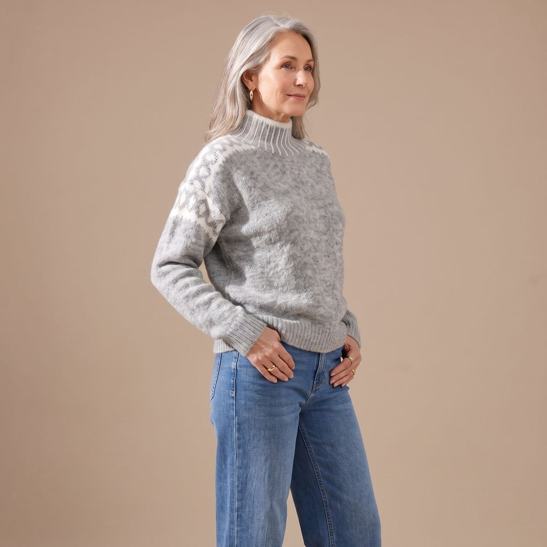 Women's Scandinavian Turtleneck Knit Livia Sweater