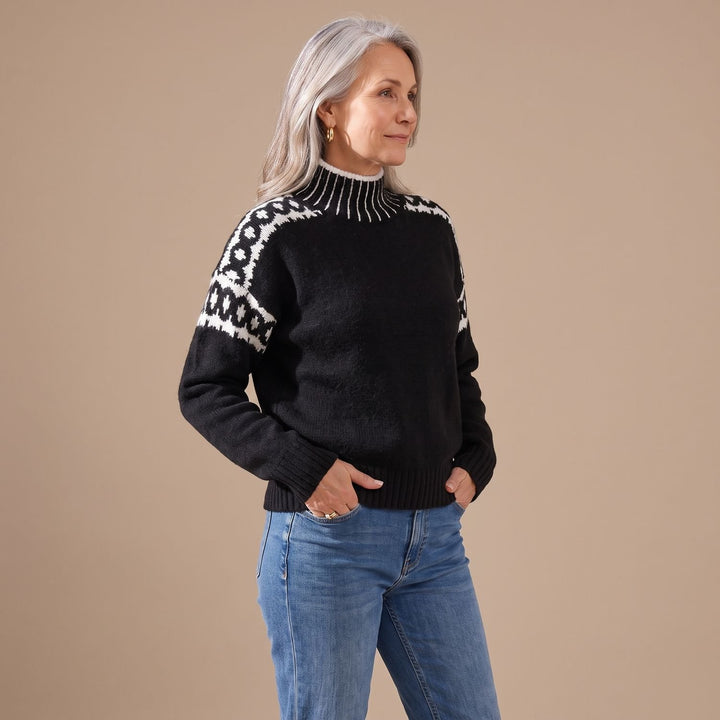 Women's Scandinavian Turtleneck Knit Livia Sweater