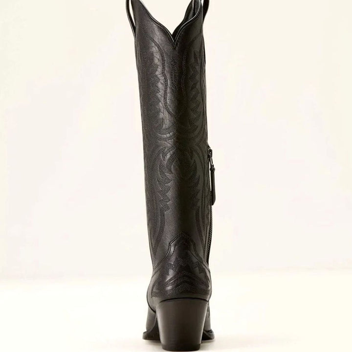 Women's Tall Embroidered Pointed-Toe Cuban Heel Cowboy Boots