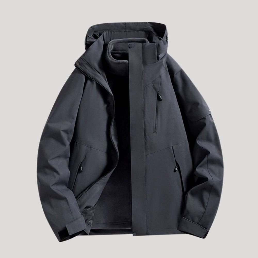 Women's Waterproof Hooded Fleece-Lined Winter Jacket